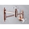 Kingston Brass KS310PXAC Restoration Two-Handle Wall Mount Pot Filler, Antique Copper KS310PXAC - alternate 2